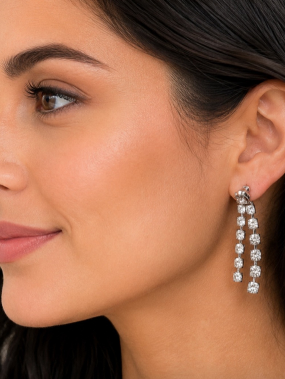 Vintage Rhinestone Earrings